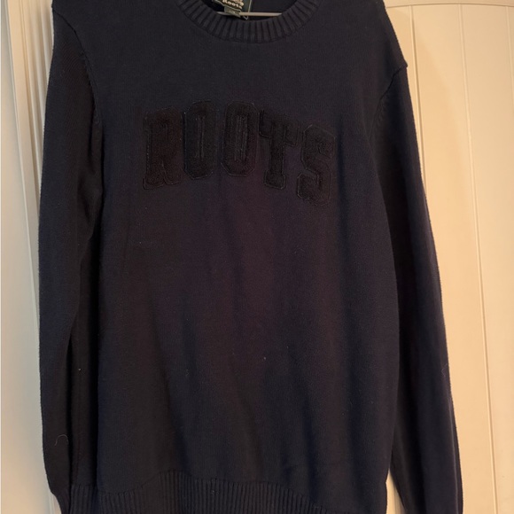 Roots Deep Blue Knit Pullover - Picture 1 of 3
